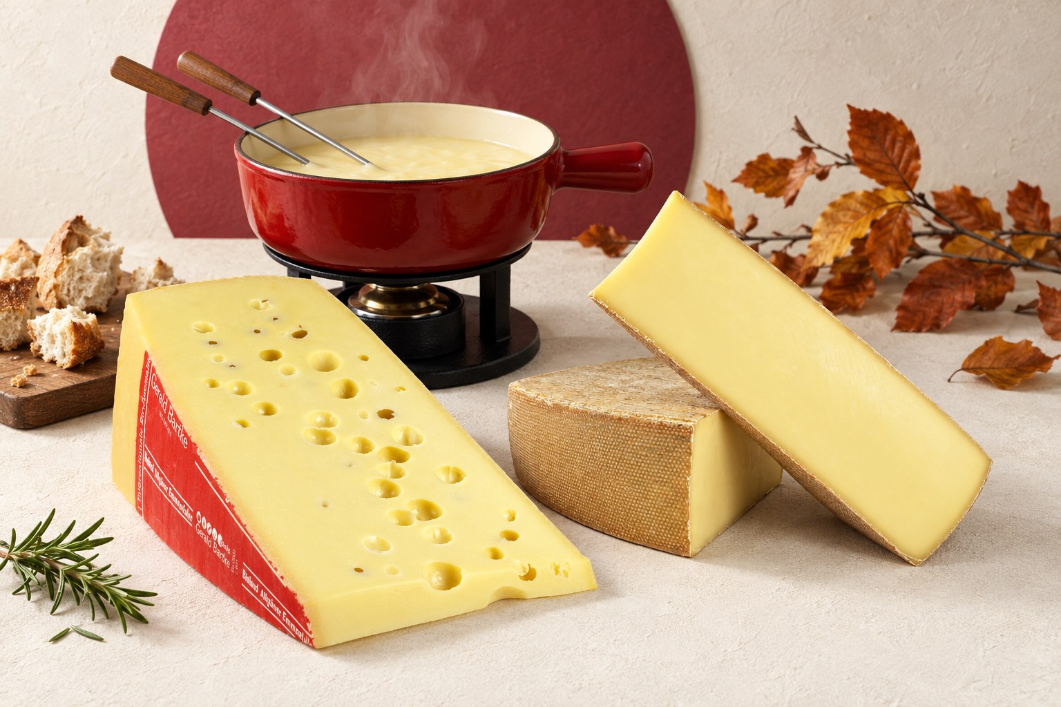 Mildes Hausfondue – Serviervorschlag