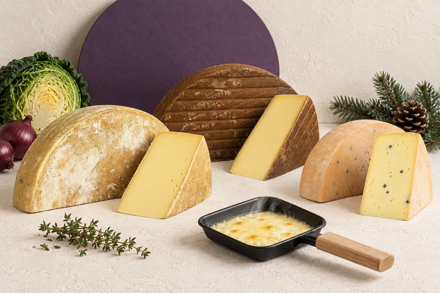 Raclette-Trio – Serviervorschlag