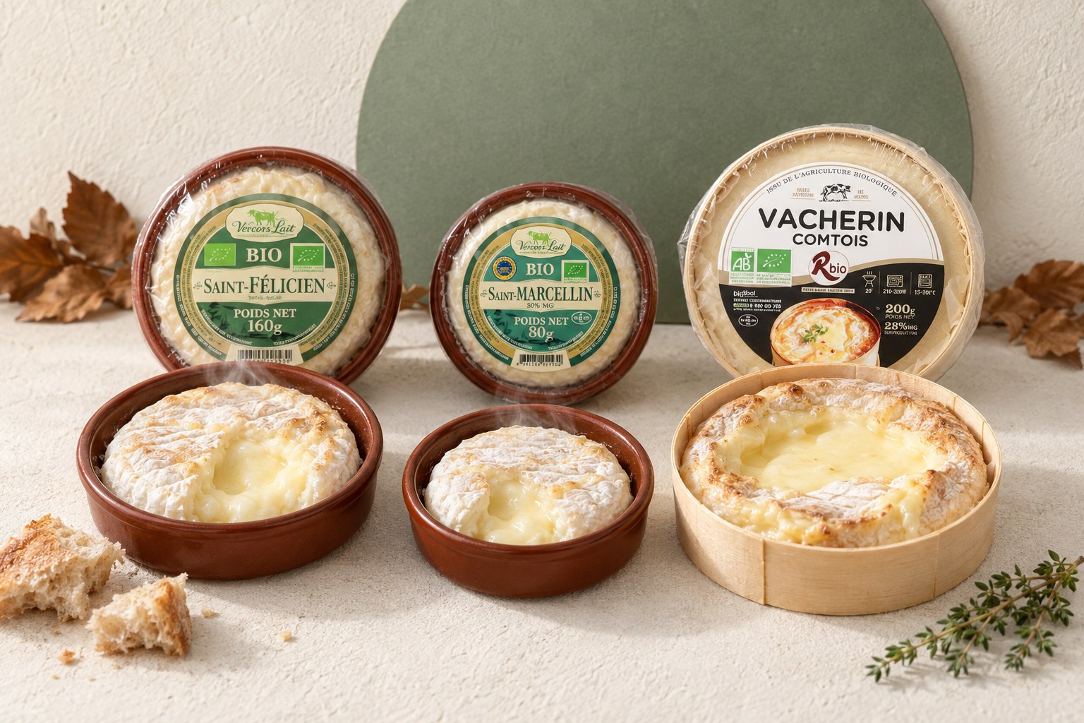 Die drei Ofenkäse – Serviervorschlag