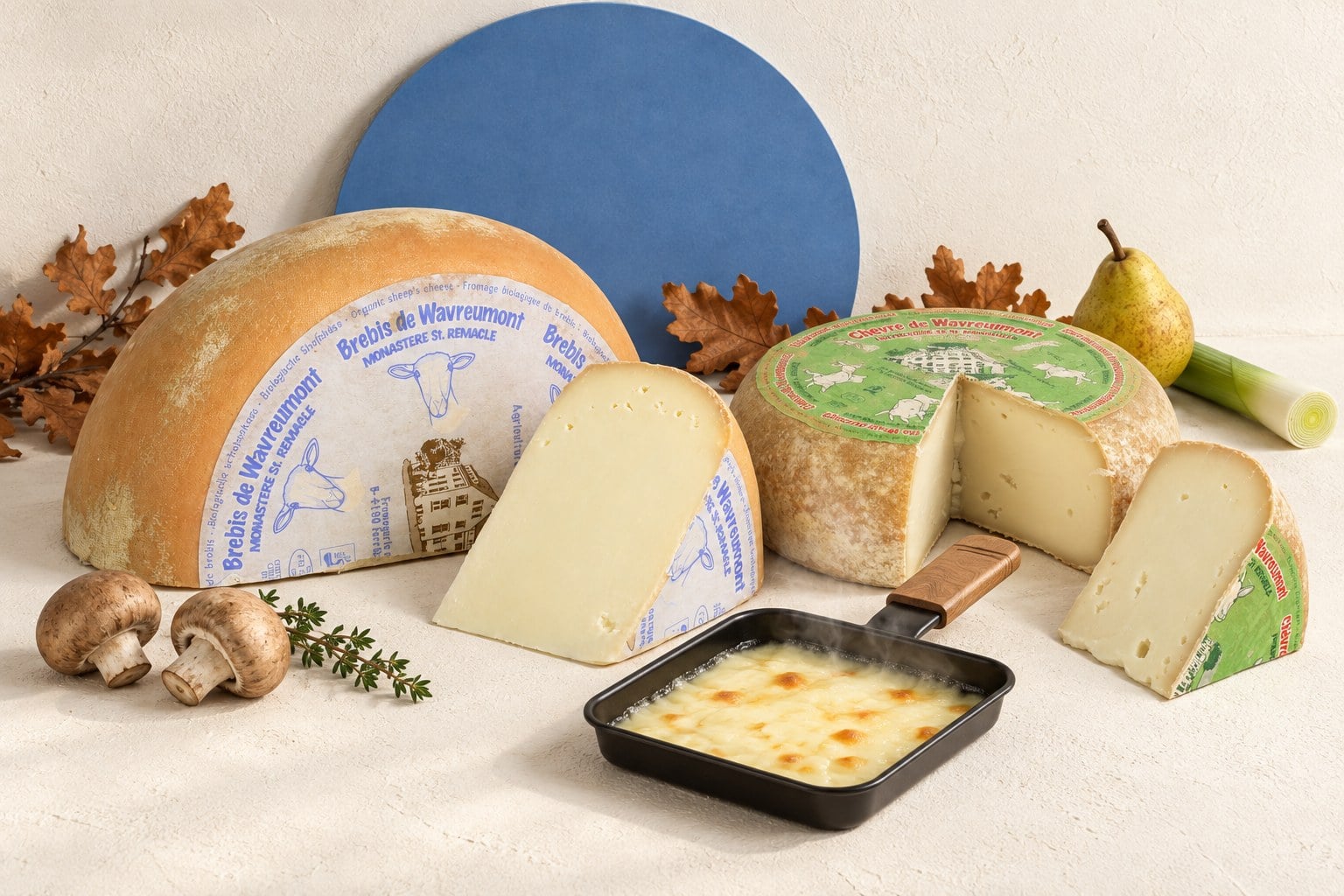 Schaf- und Ziegenraclette – Serviervorschlag