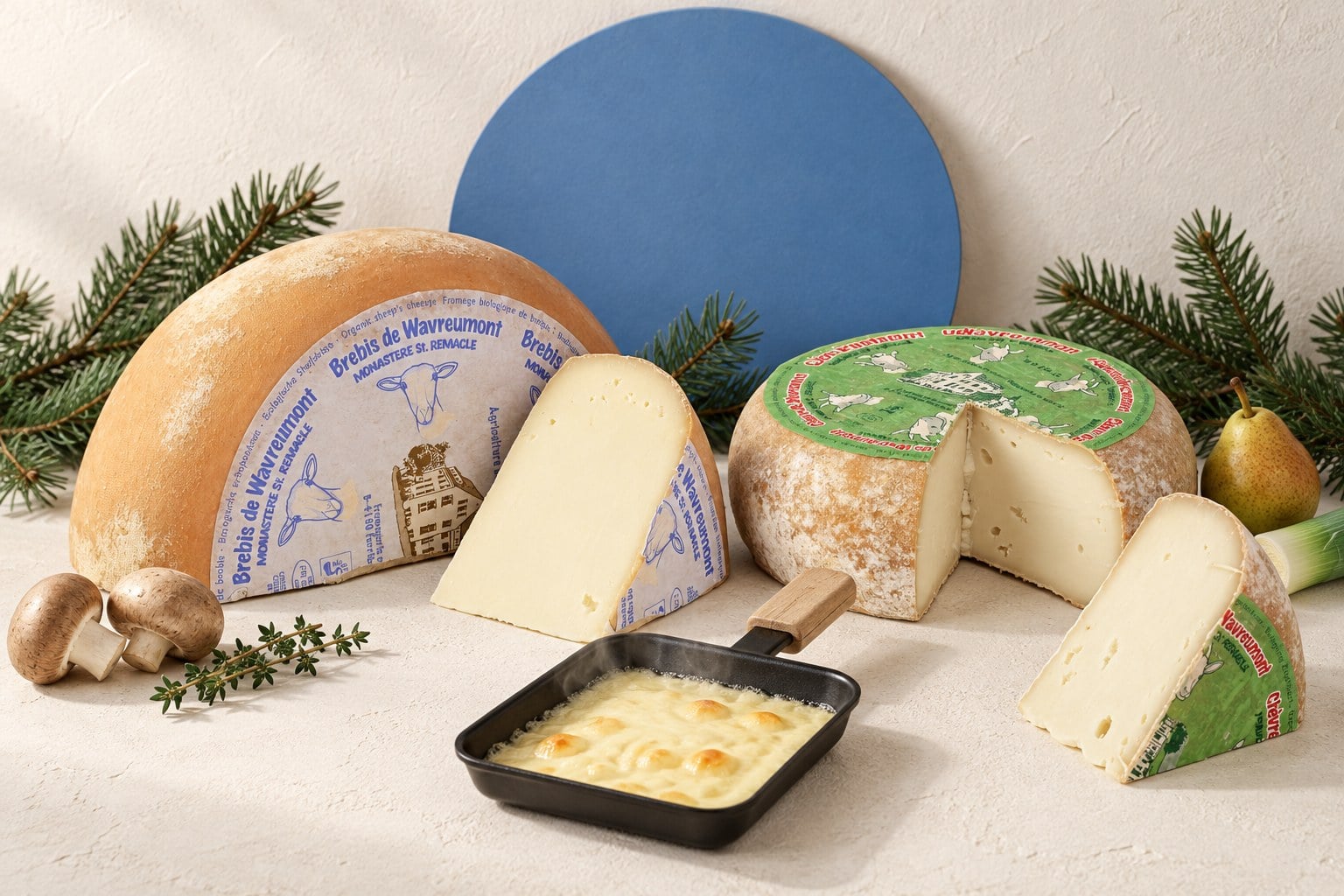 Schaf und Ziege · Wintermotiv – Serviervorschlag